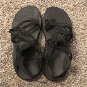 CHACOS-Ladies ZX/2 Classic Sandal. Solid black